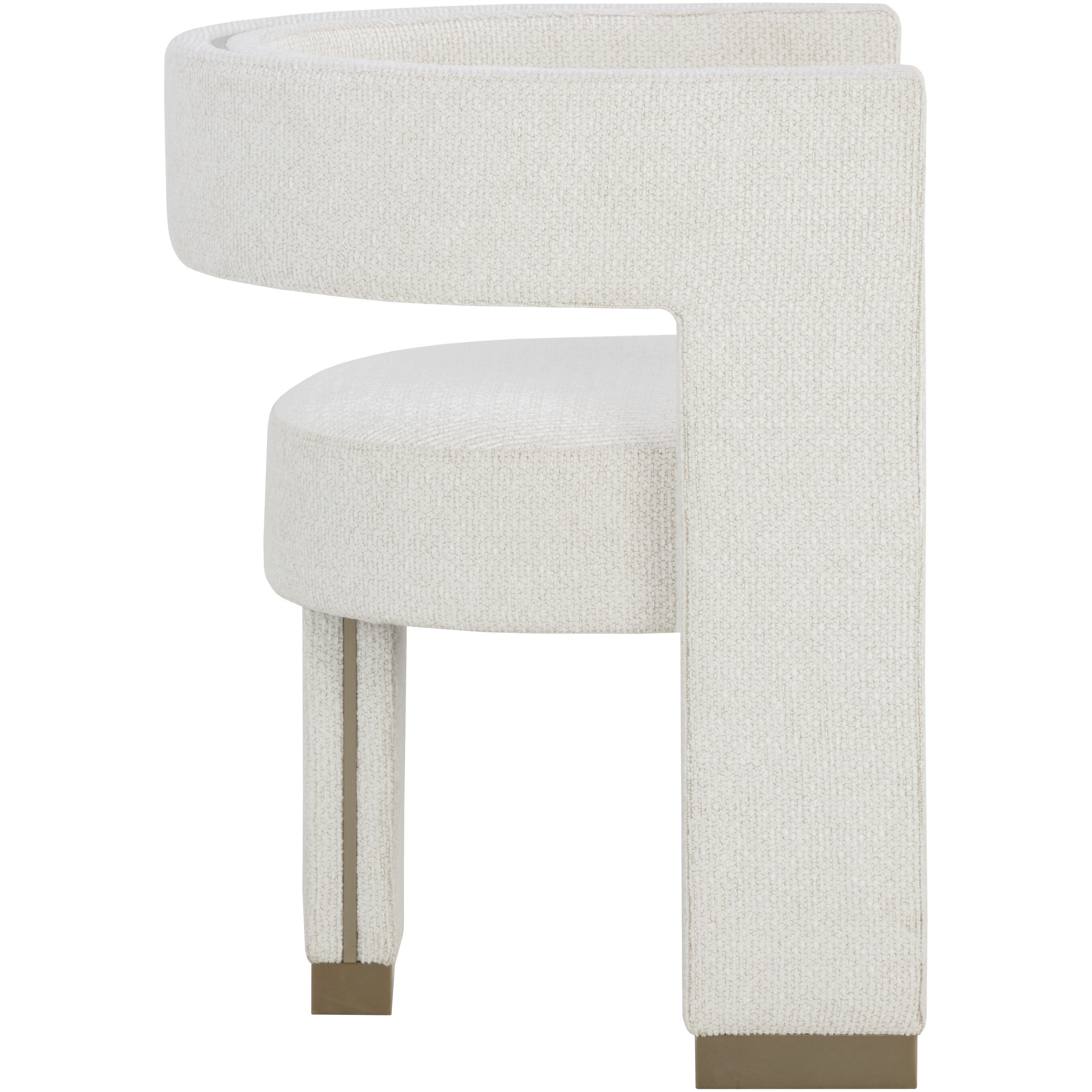 Adamina Rhea Light Barley Dining Armchair